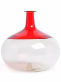 Venini Bolle glass bottle - White