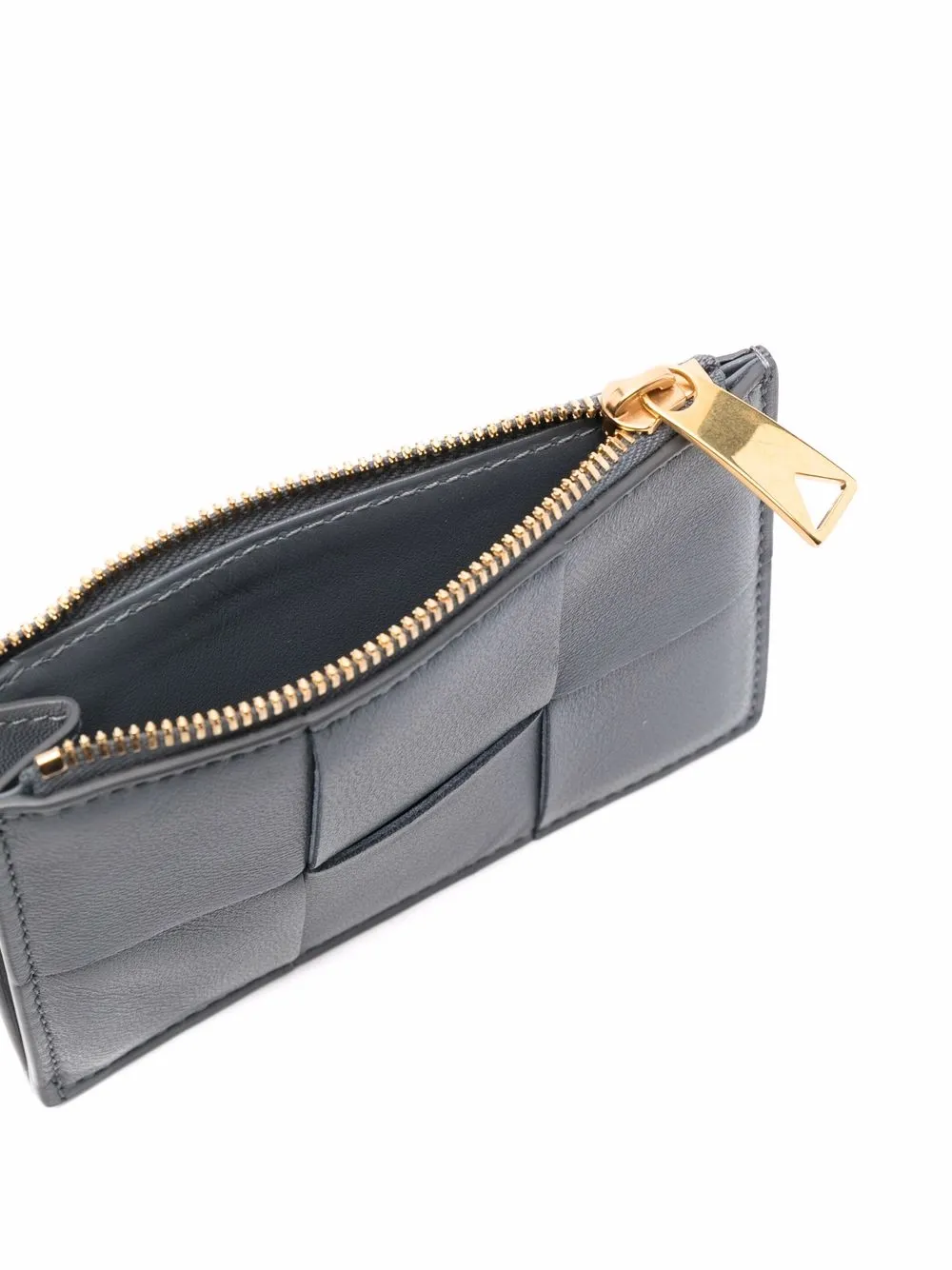 фото Bottega veneta плетеный кошелек на молнии
