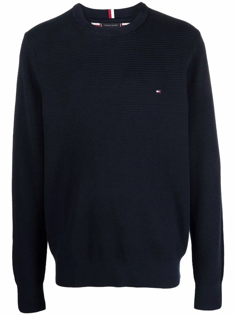 

Tommy Hilfiger suéter con logo bordado - Azul