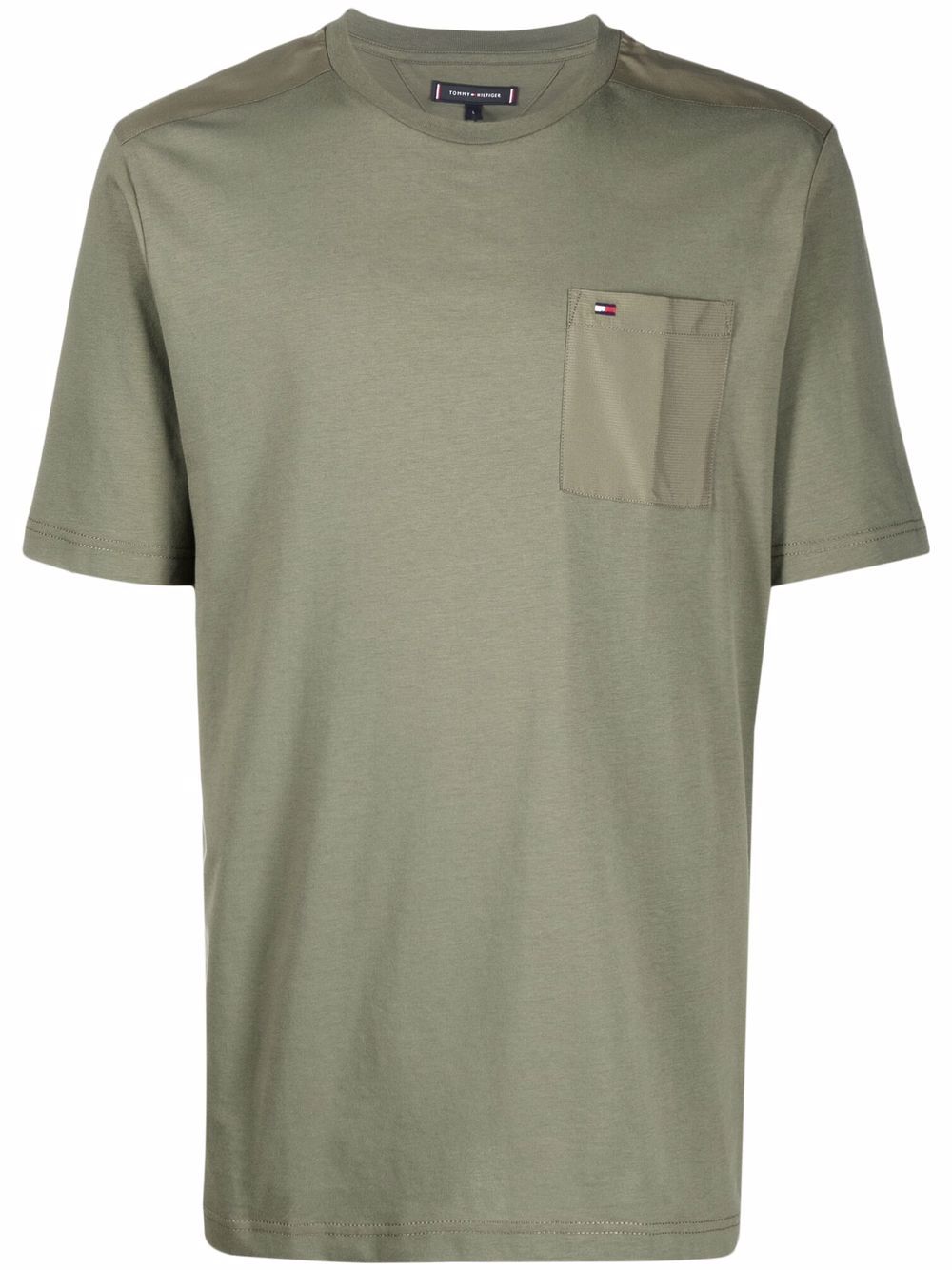Tommy Hilfiger logo-embroidered Organic Cotton T-shirt - Farfetch
