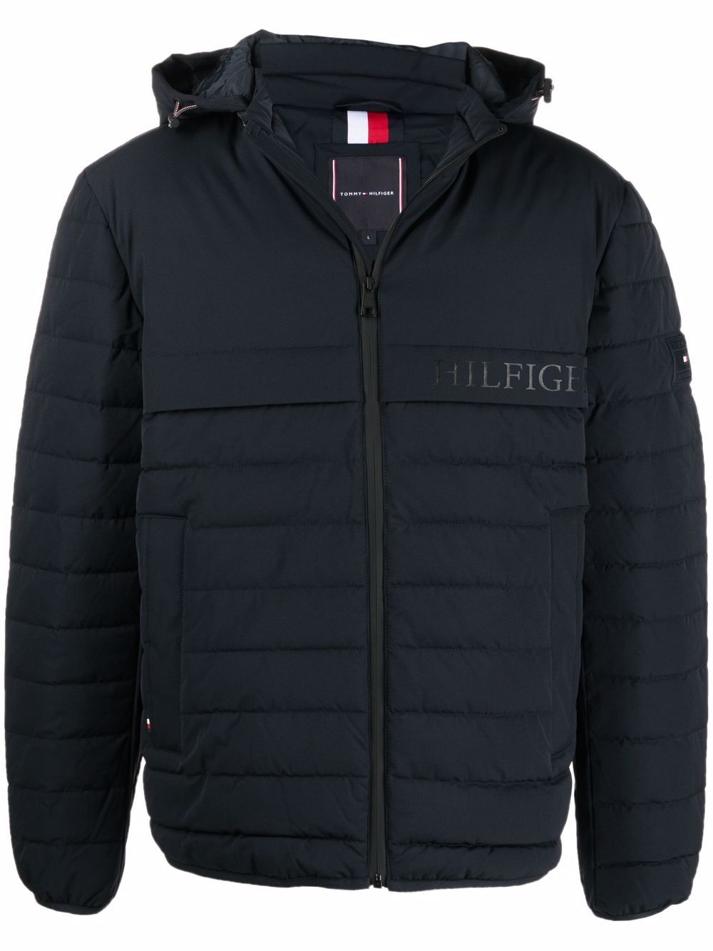 фото Tommy hilfiger пуховик с логотипом