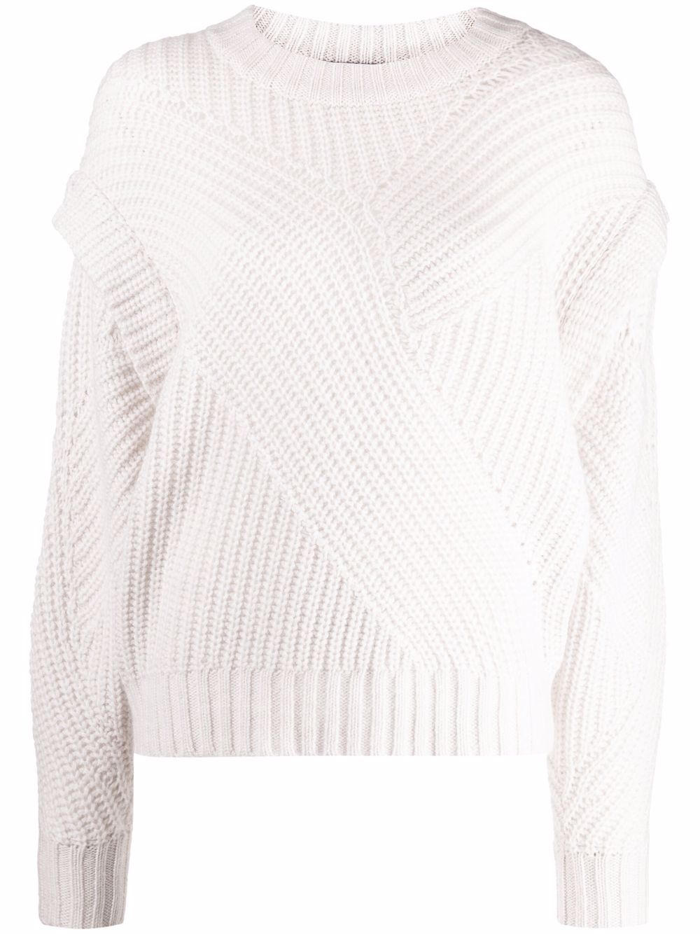 

IRO Acia long-sleeve crew-neck knit jumper - Neutrals