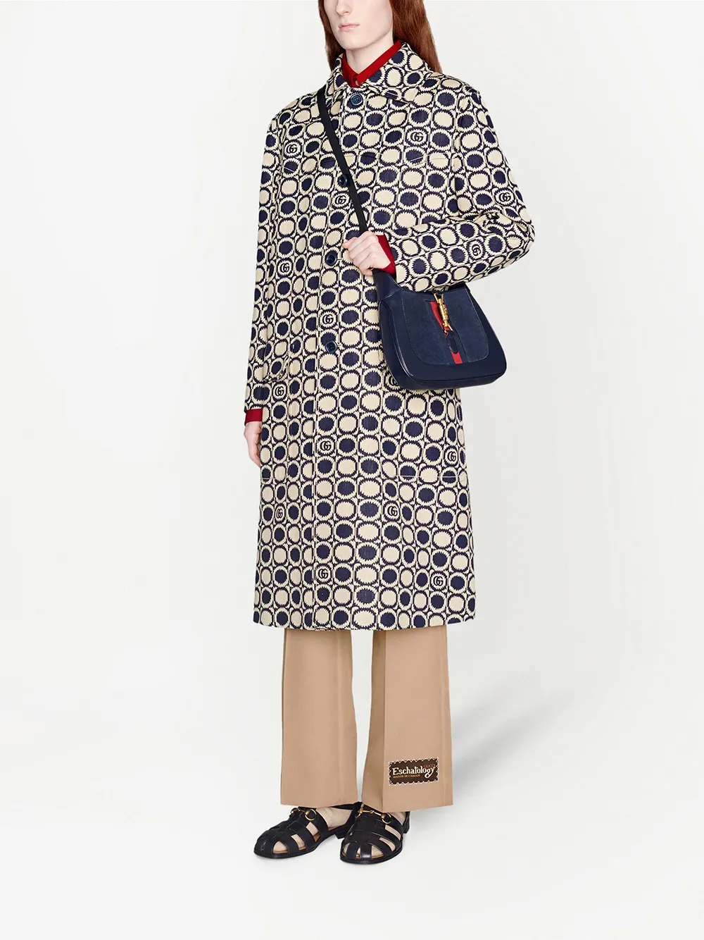 Bild 2 von Gucci Mantel mit geometrischem GG-Muster