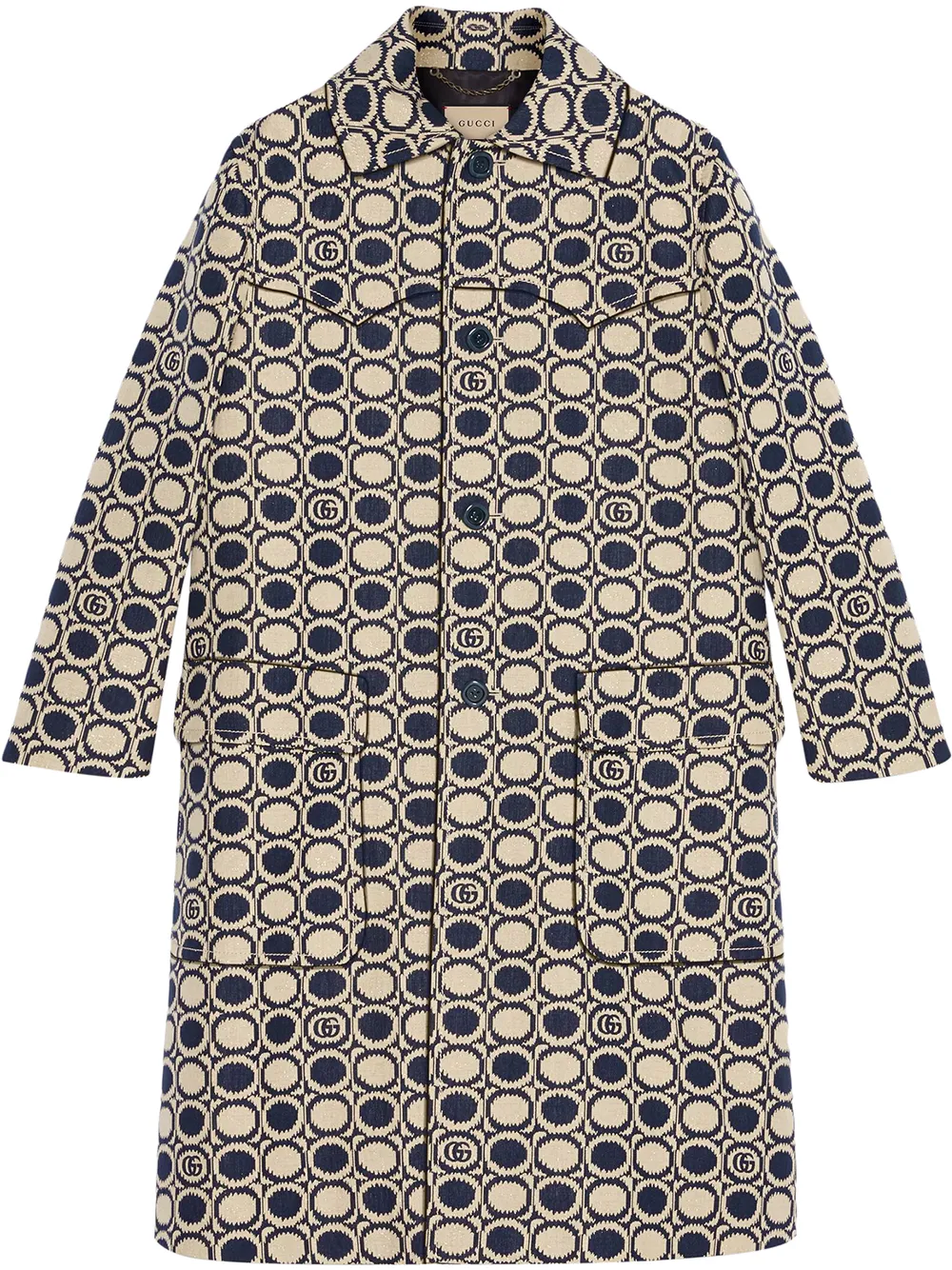 Bild 1 von Gucci Mantel mit geometrischem GG-Muster