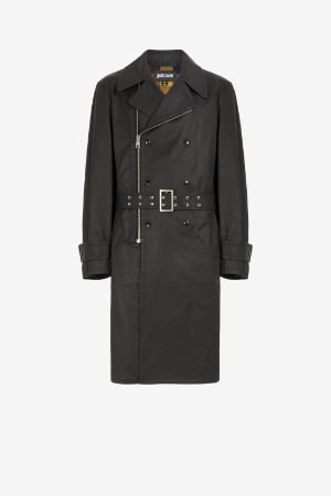 Just Cavalli Double-Breasted Trench Coat