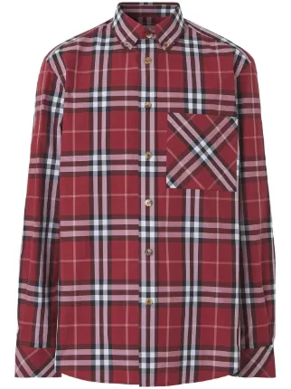 burberry button down shirt