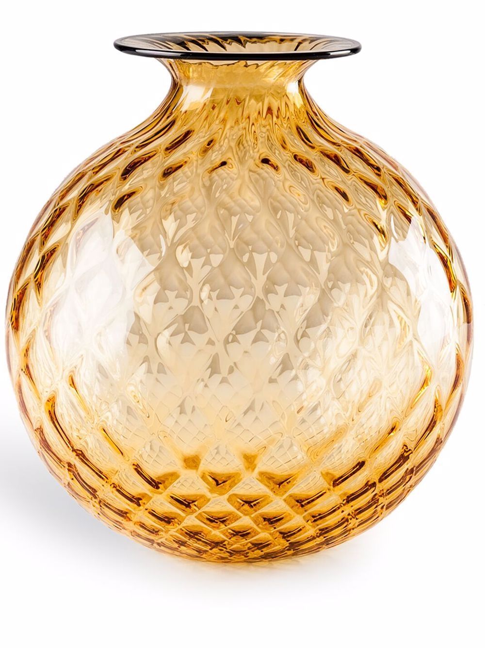 Venini Monofiori glass vase (21cm) - Gold