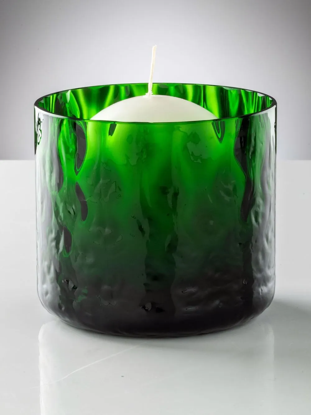 Shop Venini Night In Venice Candle Holder In Green