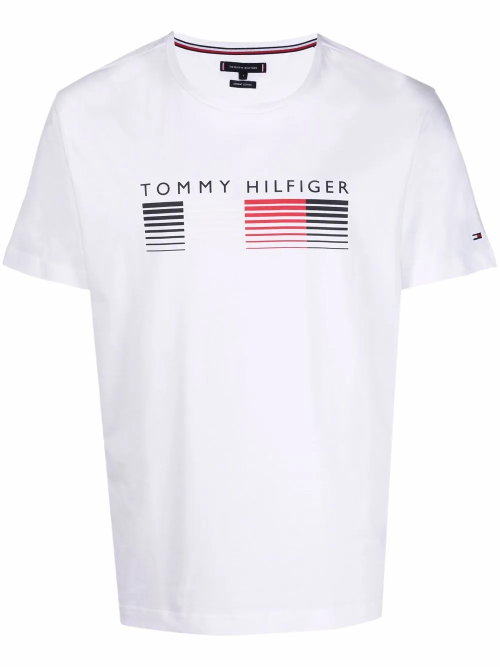 фото Tommy hilfiger футболка из органического хлопка с логотипом