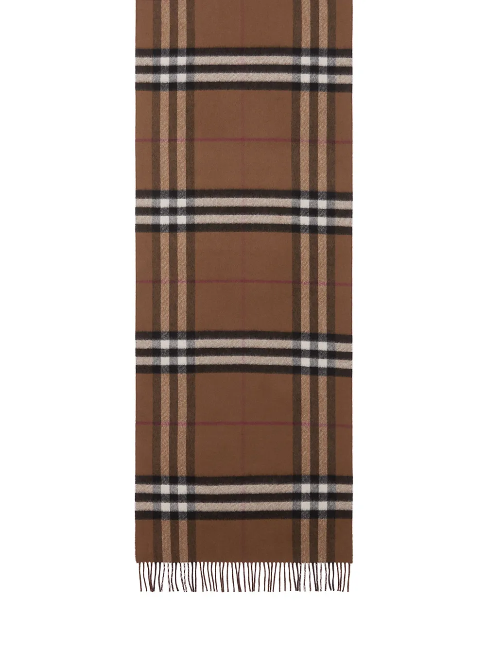 фото Burberry двусторонний кашемировый шарф в клетку