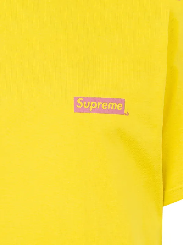 Supreme t shirt yellow Clearance