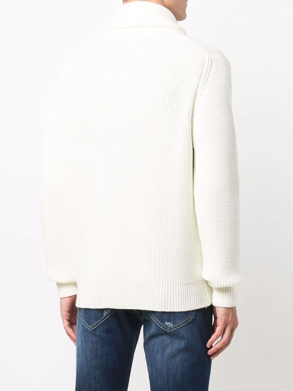 Drumohr Button-up vest Wit