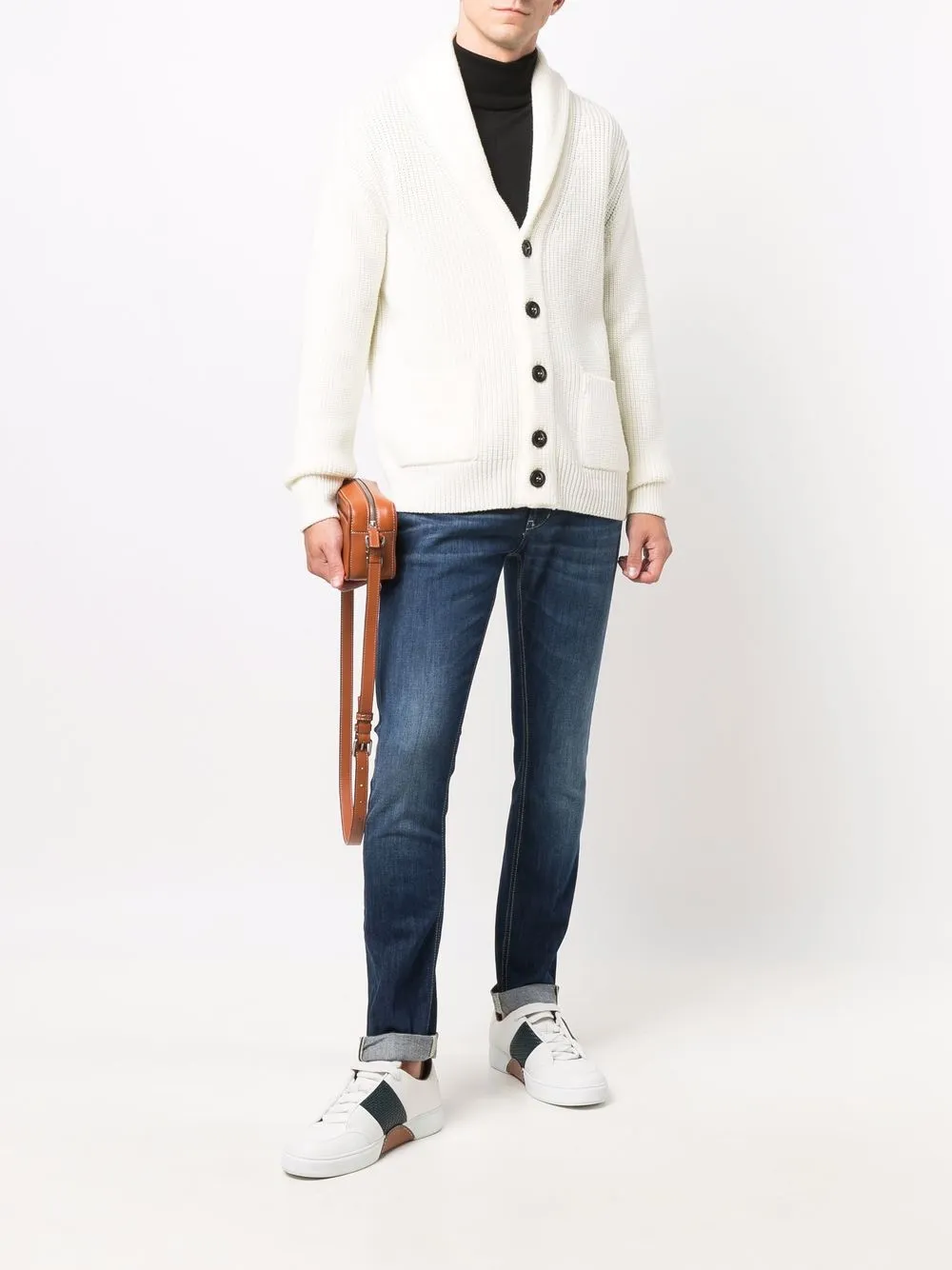 Drumohr button-up merino cardigan | Cardigans | Image 2