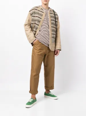 JUNYA WATANABE COMME des GARÇONS MAN Junya Watanabe MAN Calça x Comme Des Garçons Com Recorte