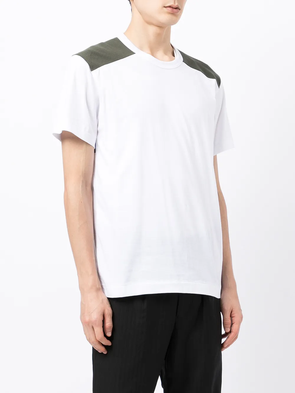 фото Comme des garçons homme deux футболка в стиле колор-блок