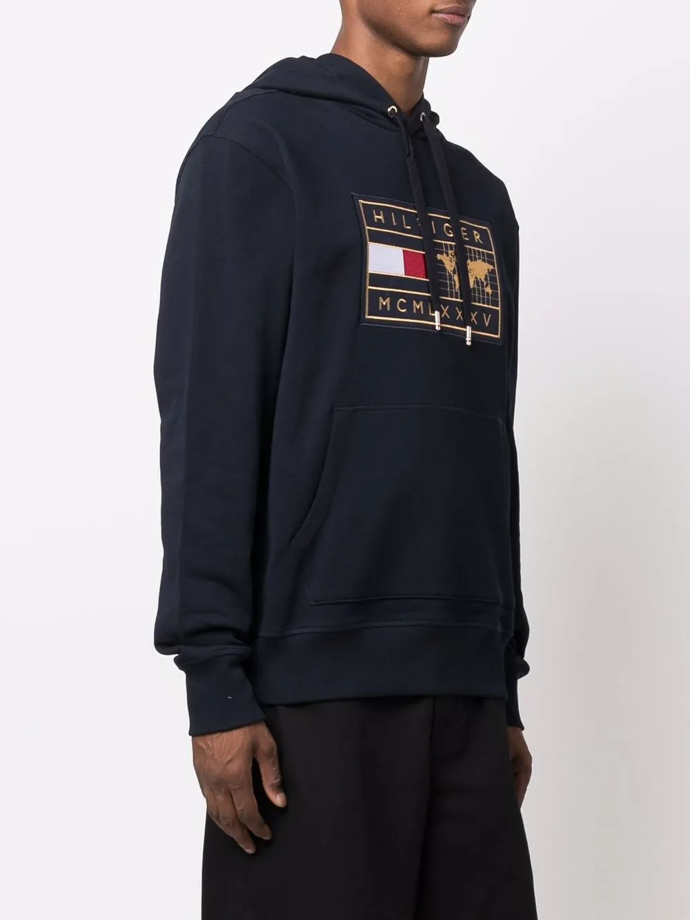 tommy hilfiger icon earth badge hoodie