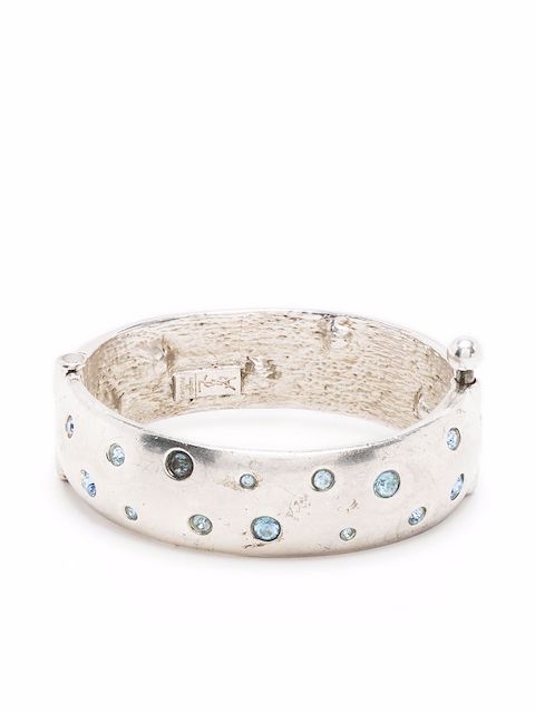 Yves Saint Laurent Pre-Owned 1990 crystal-embellished bracelet
