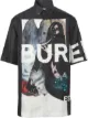 Image 1 of Burberry mermaid-print silk-twill button-down shirt