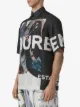 Burberry mermaid-print silk-twill button-down shirt