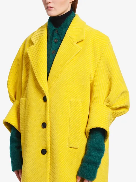 puffed sleeve coat