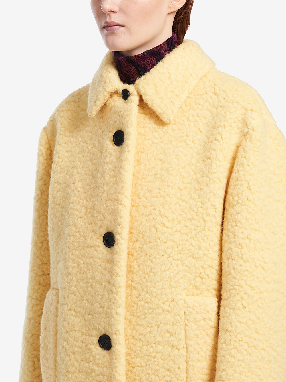 Prada Bouclé single-breasted Coat - Farfetch