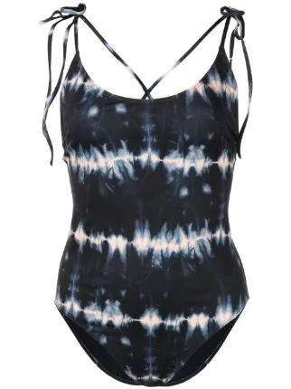 ulla johnson tie dye swimsuit