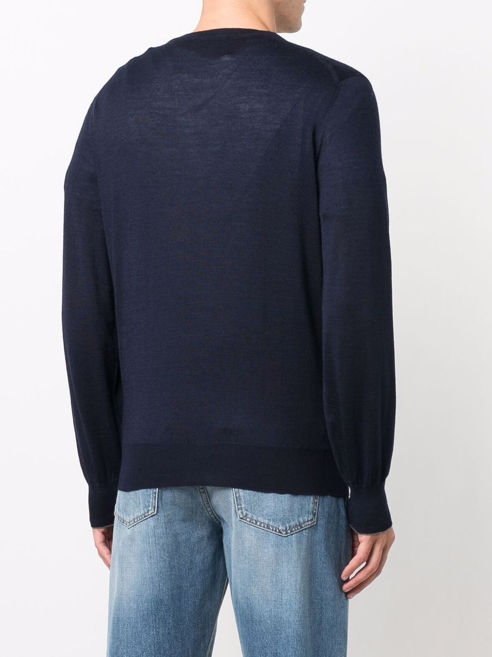 Brunello Cucinelli fine-knit V-neck jumper Men