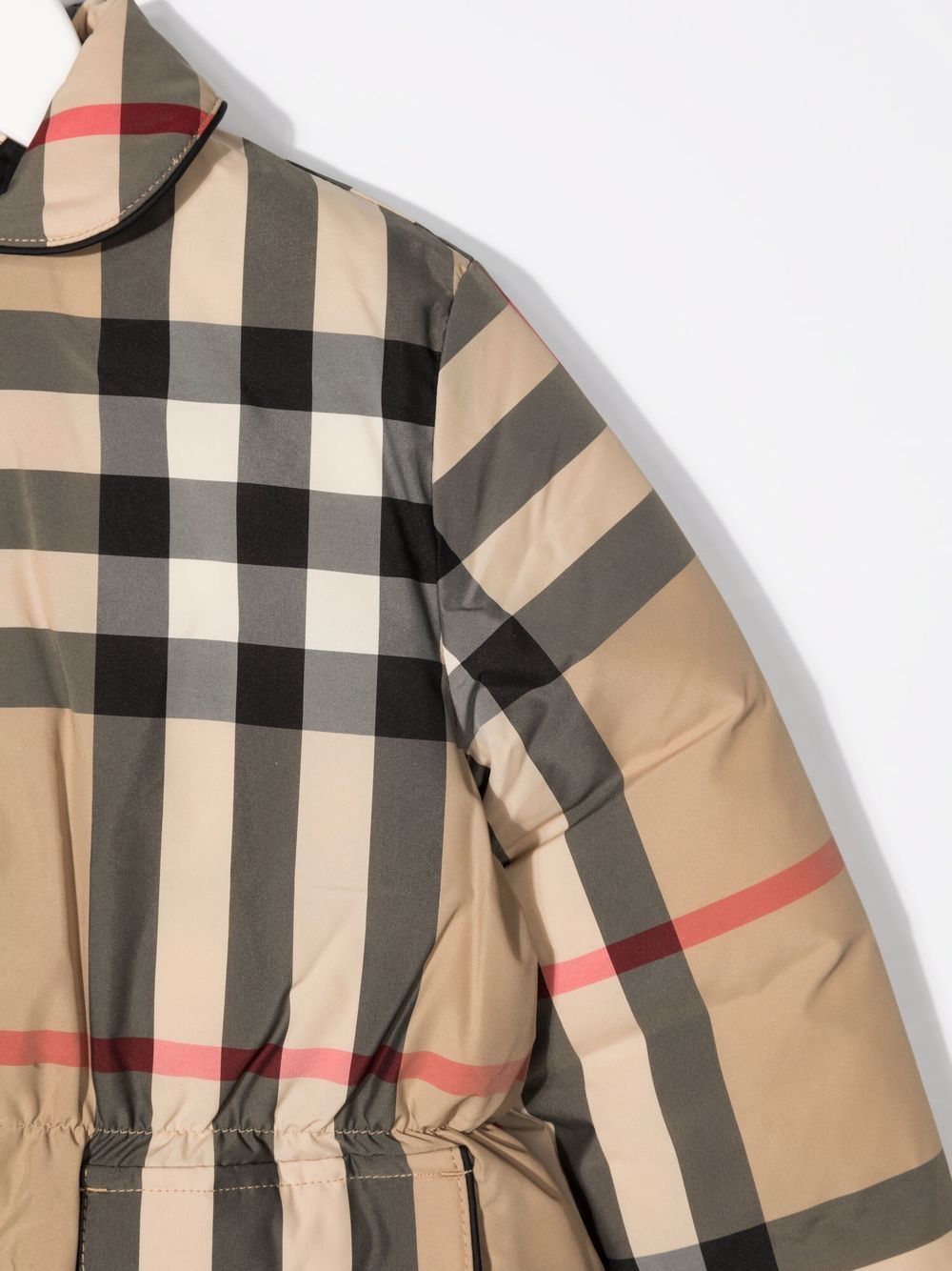 фото Burberry kids пуховик в клетку vintage check