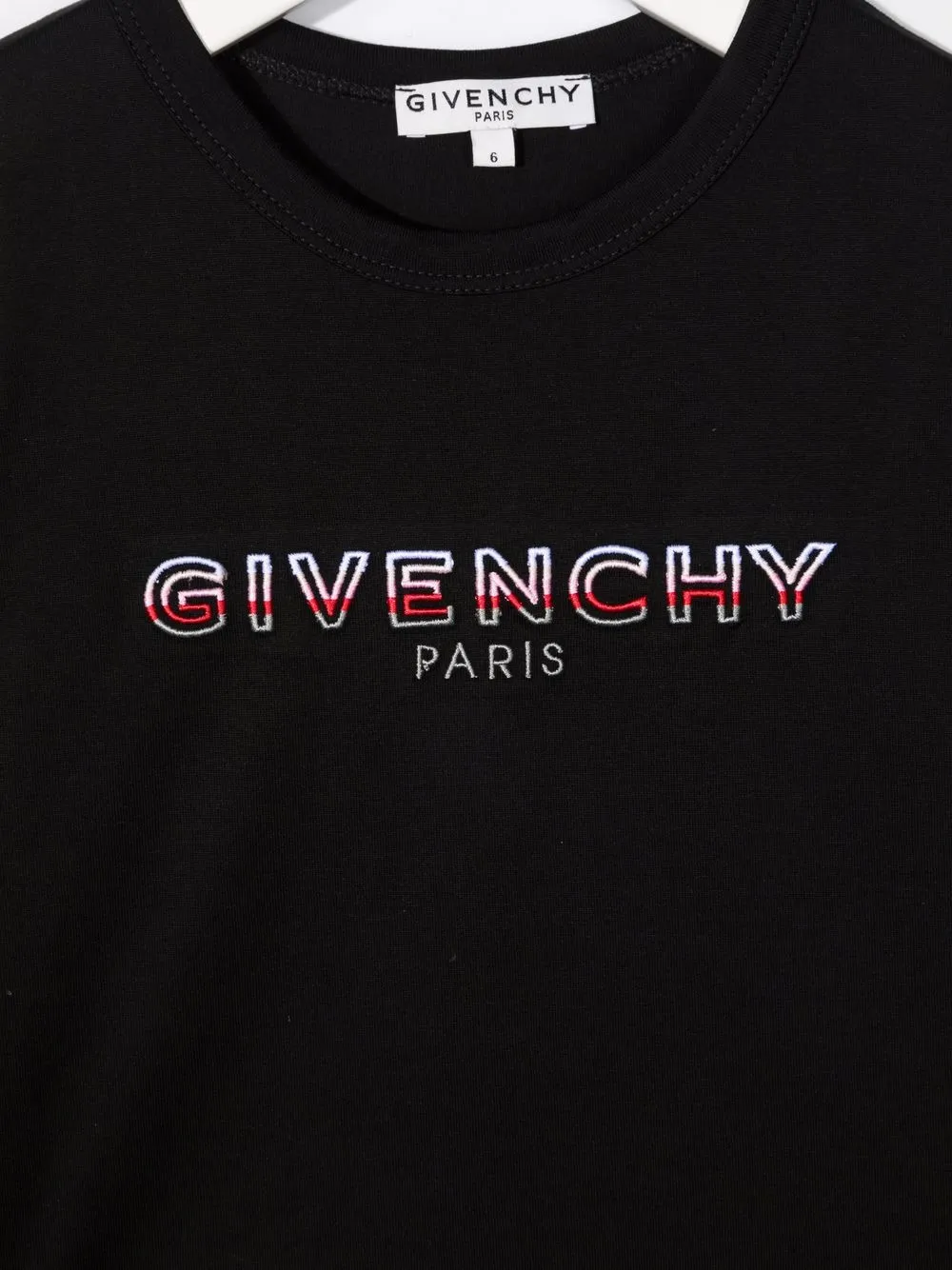 фото Givenchy kids футболка с вышитым логотипом