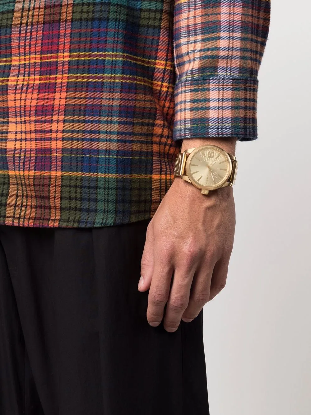  Diesel Dz1761 Rasp Armbanduhr Mit Quarzwerk 46mm   Gold 