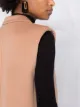 Forte Forte manteau sans manches à simple boutonnage