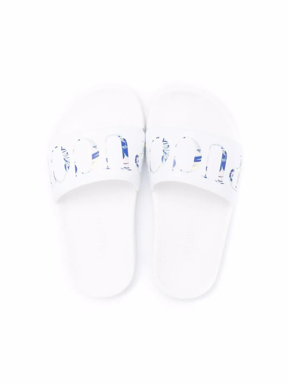 фото Emilio pucci junior шлепанцы с логотипом