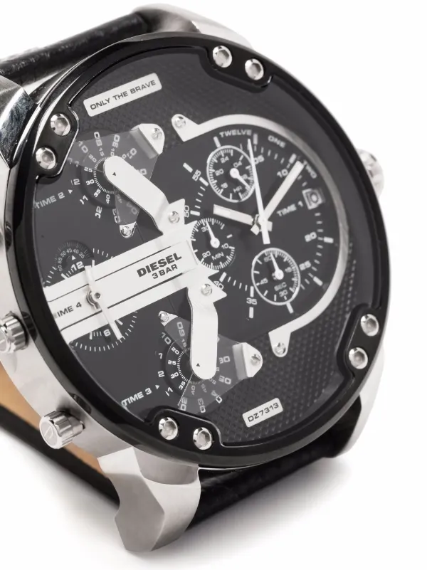 Diesel Dz7313 Mr. Daddy 2.0 Chronograph 腕時計 | ブラック