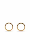 Maison Margiela numbers engraved earrings - Gold