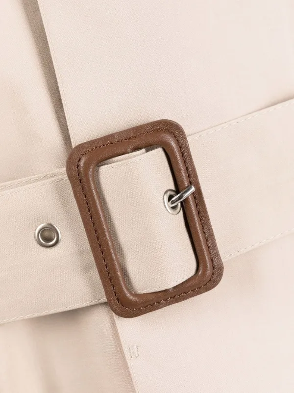 コート MAISON MARGIELA Women Outer S51AH0205 M35271 102 Beige Maison Margiela Belted Car Coat | Neutrals | FARFETCH