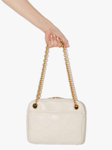 le maillon small chain bag in quilted lambskin