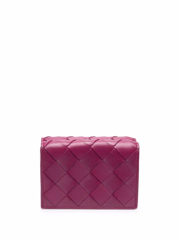 bottega veneta purple wallet