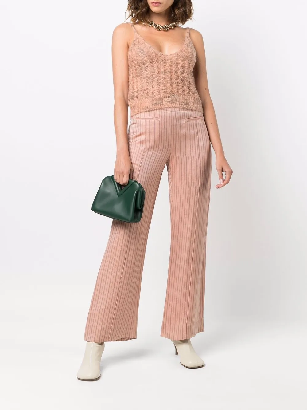 Imagem 2 de Bottega Veneta Bolsa Point com alça de mão