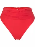 Magda Butrym high-waisted ruched bikini bottoms - Red