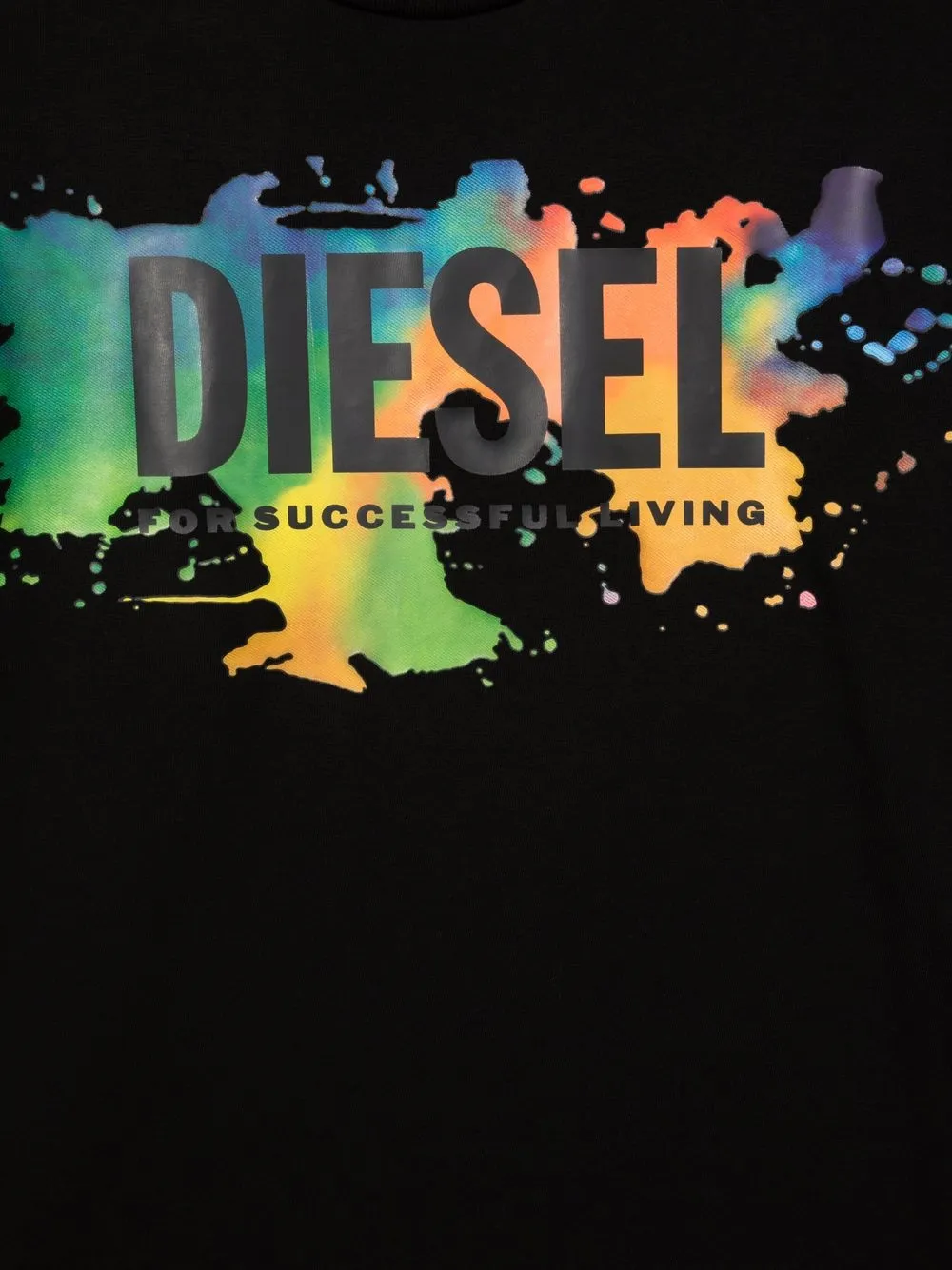 фото Diesel kids топ с длинными рукавами и логотипом