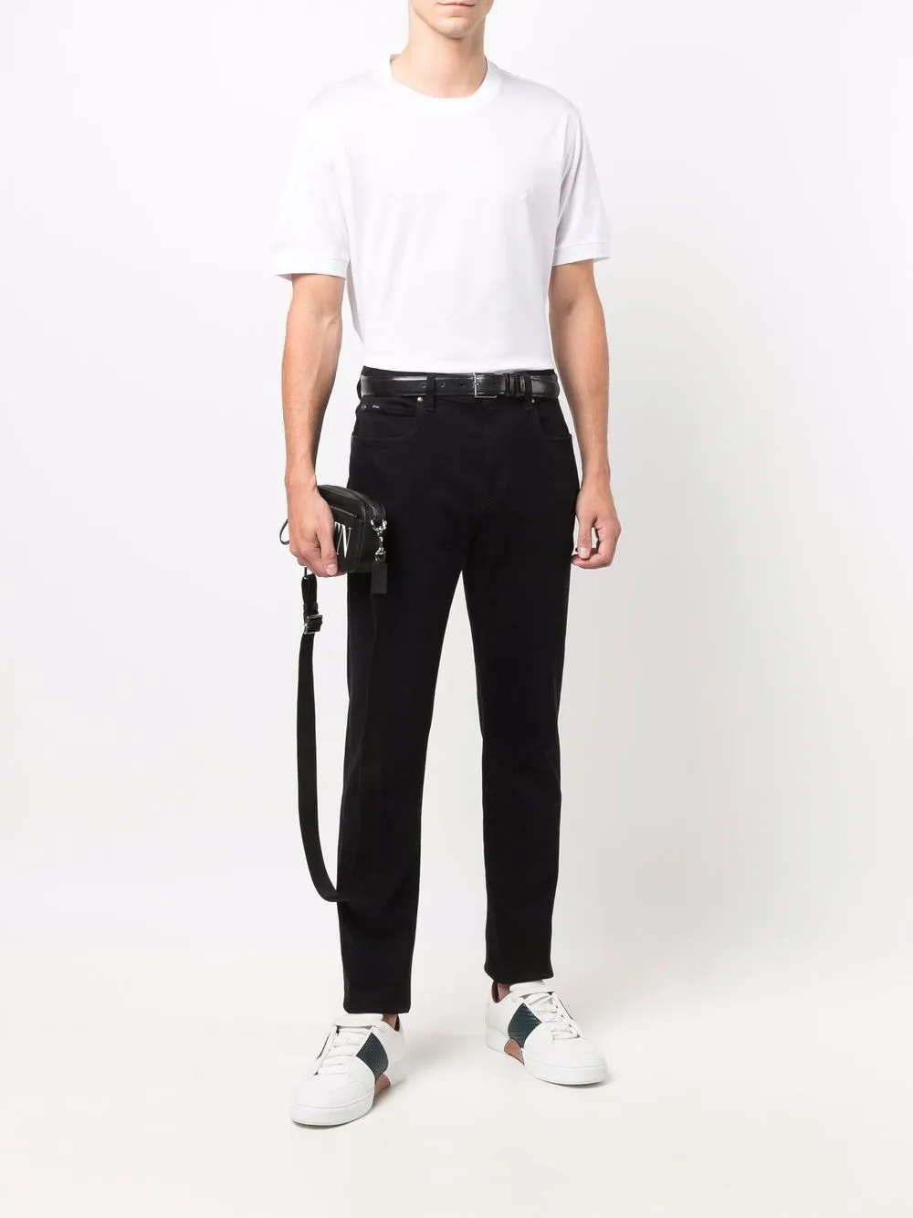 Brioni T-shirt met ronde hals - Wit