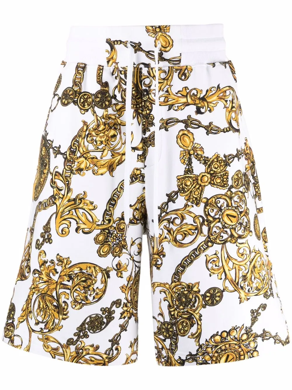 фото Versace jeans couture шорты с принтом barocco