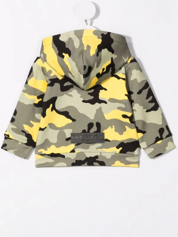 \u0026 Gabbana Kids camouflage-print hoodie 