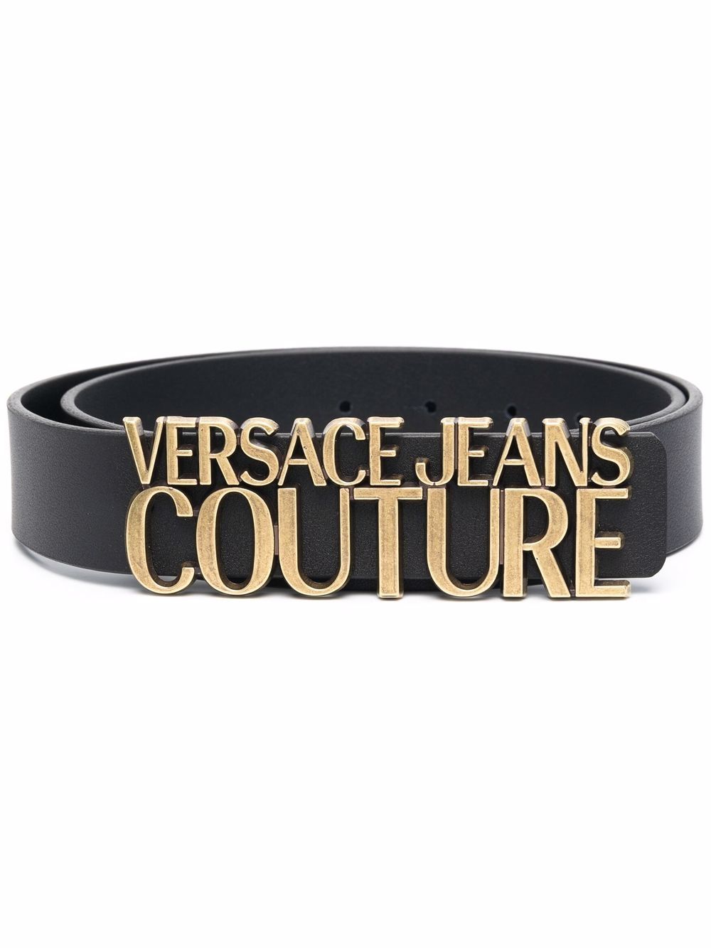 фото Versace jeans couture ремень с пряжкой-логотипом