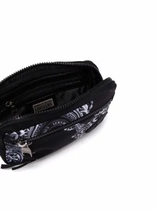 baroque pattern-print belt bag展示图