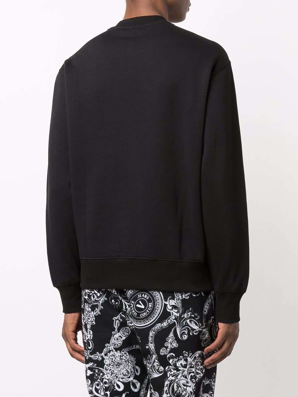 Versace Jeans Couture logo-print Cotton Sweatshirt - Farfetch