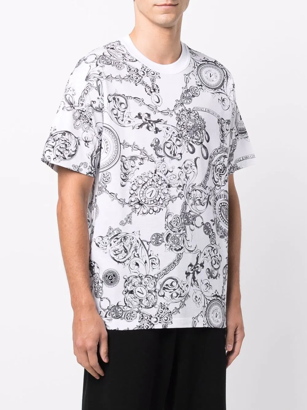 фото Versace jeans couture футболка с принтом