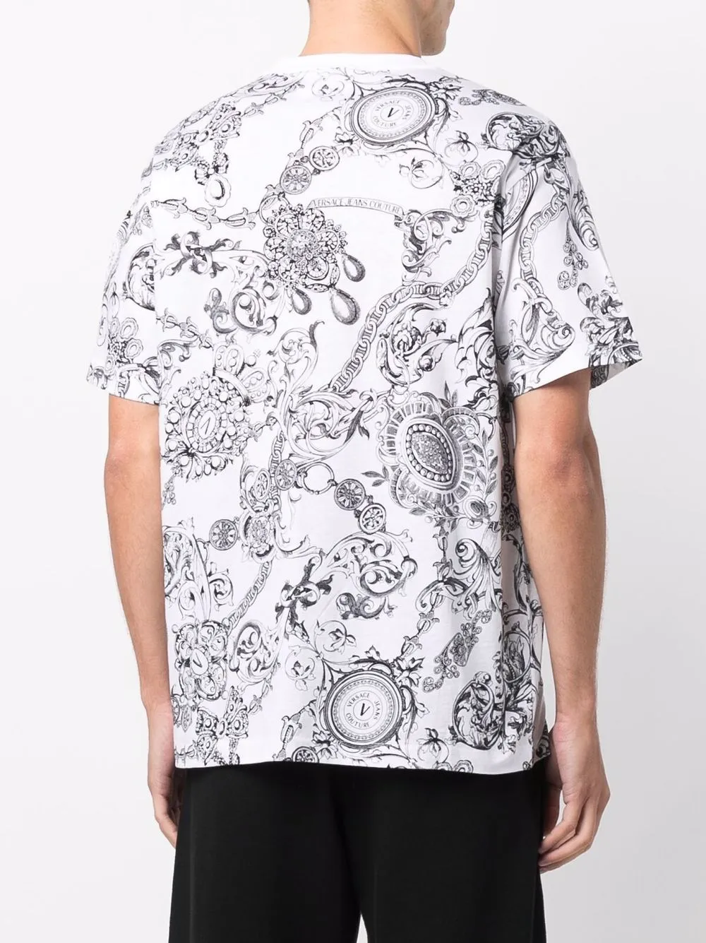 фото Versace jeans couture футболка с принтом