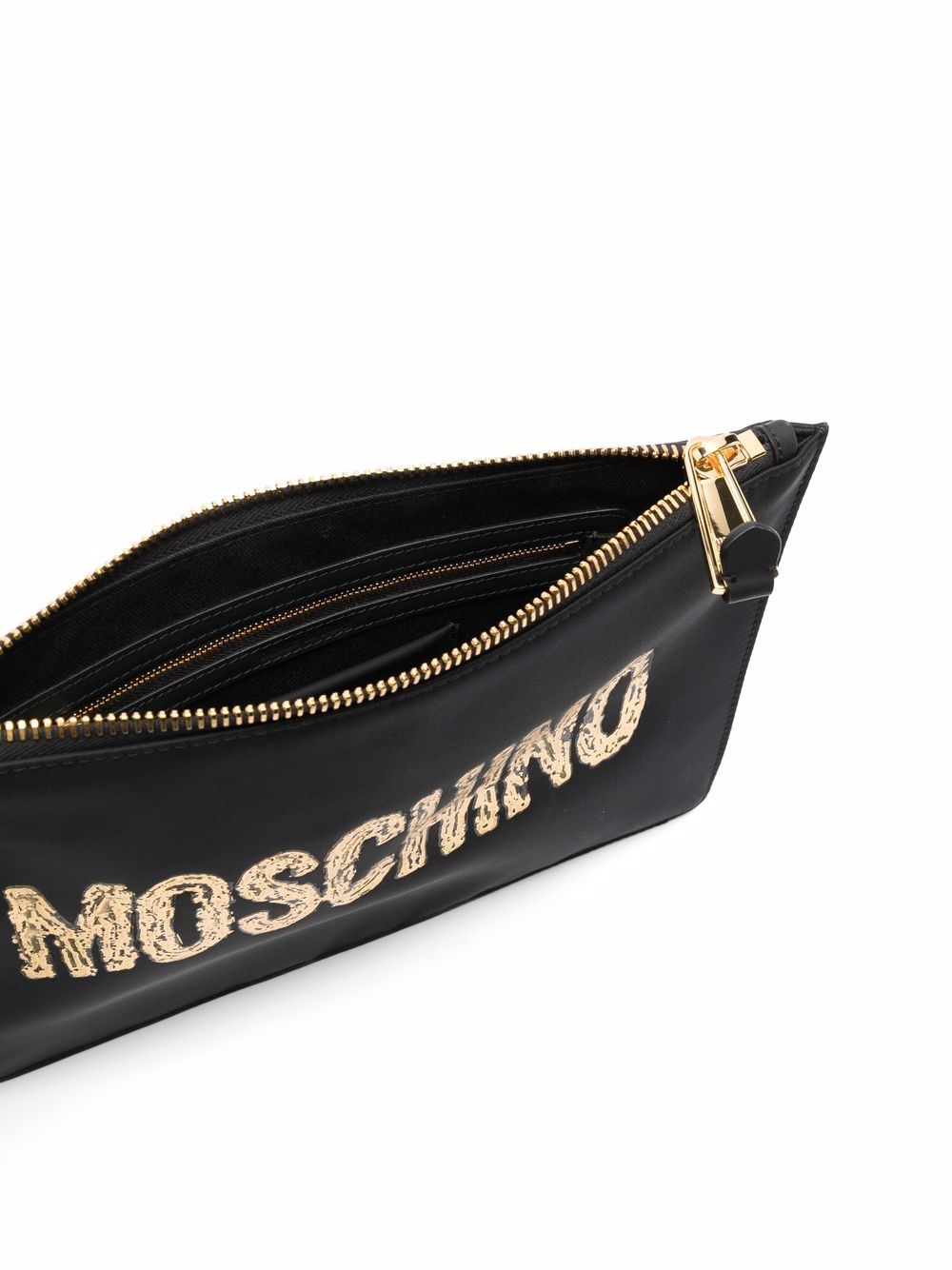 фото Moschino клатч с логотипом
