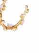 Oscar de la Renta flower hoop earrings